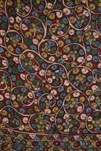 Load image into Gallery viewer, Natural Dye Hand-Painted Kalamkari Cotton Stole