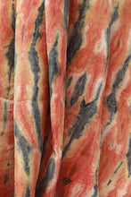 Load image into Gallery viewer, Natural Dye Shibori Silk Fabric