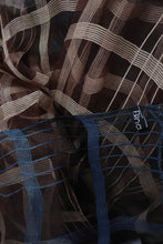 Load image into Gallery viewer, Natural Dye Shibori Filature Silk Stole