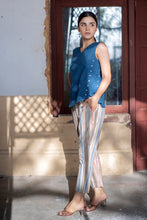 Load image into Gallery viewer, Natural Dyed Indigo 'CALM' Sleeveless Cotton Top