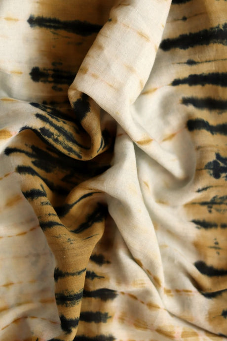 Natural Dye Shibori Cotton Fabric - Creative Bee