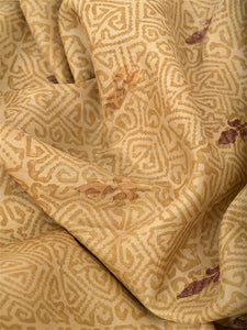 Natural Dye Block Print Uppada Silk Sari