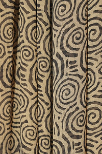 Hand Woven Chiffon Silk With Block Printed Natural Dye Saree