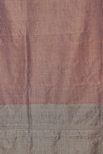 Load image into Gallery viewer, Hand Woven Tussar Silk With Special Weave Natural Dye Saree