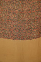 Load image into Gallery viewer, Hand Woven Chiffon Silk With Block Printed Natural Dye Saree