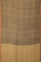 Load image into Gallery viewer, Hand Woven Chiffon Silk With Block Printed Natural Dye Saree