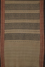 Load image into Gallery viewer, Hand Woven Cotton With Special Weave With Natural Dye Block Printed Saree