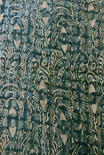 Load image into Gallery viewer, Natural Dye Block Printed Tussar Fabric