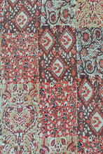 Load image into Gallery viewer, Natural Dye Hand Block Printed Multi-Patch Cotton Fabric