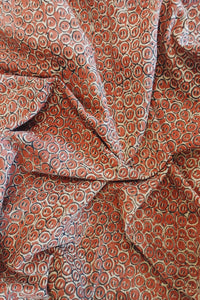 Natural Dye Block Print Cotton Fabric