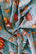 Load image into Gallery viewer, Natural Dye Hand-Painted Kalamkari Cotton Fabric