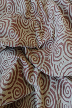 Load image into Gallery viewer, Natural Dye Block Print Cotton Fabric