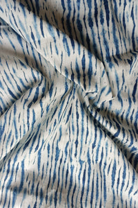 Natural Dye Shibori Cotton x Silk Fabric