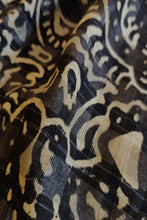 Load image into Gallery viewer, Natural Dye Block Printed Tussar Fabric
