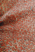 Load image into Gallery viewer, Natural Dye Block Print Cotton Fabric