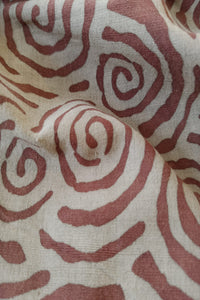 Natural Dye Block Print Cotton Fabric