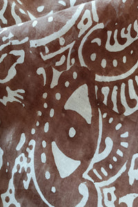 Natural Dye Block Print Cotton Fabric