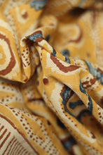 Load image into Gallery viewer, Natural Dye Block Print Cotton X Silk Stole