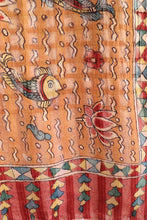 Load image into Gallery viewer, Natural Dye Hand-Painted Kalamkari Tussar Dupatta