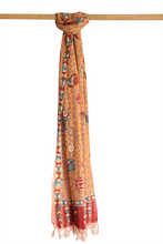 Load image into Gallery viewer, Natural Dye Hand-Painted Kalamkari Tussar Dupatta