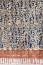 Load image into Gallery viewer, Natural Dye Batik Cotton X Silk Stole