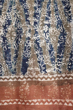 Load image into Gallery viewer, Natural Dye Batik Cotton X Silk Stole