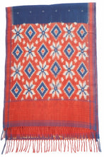 Load image into Gallery viewer, Hand Woven Natural Dye 'LOOMLY' Ikat Cotton Stole