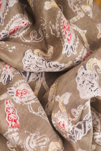 Load image into Gallery viewer, Hand Woven Natural Dye 'WAX-ETCH' Hand-Painted Batik  Mulberry silk  Saree