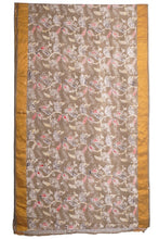 Load image into Gallery viewer, Hand Woven Natural Dye 'WAX-ETCH' Hand-Painted Batik  Mulberry silk  Saree