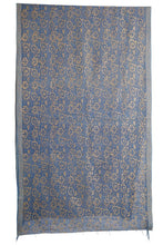 Load image into Gallery viewer, Hand Woven Natural Dye 'NILA' Block-Painted silk  Saree