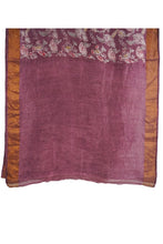 Load image into Gallery viewer, Hand Woven Natural Dye 'WAX-WRITING' Hand-Painted Batik  Mulberry silk  Saree