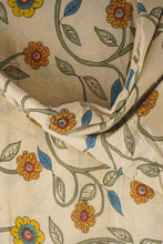 Load image into Gallery viewer, Hand Woven Natural Dye 'KALA-PURE' Hand-Painted Kalamkari Cotton Fabric.