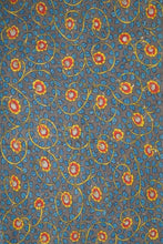 Load image into Gallery viewer, Hand Woven Natural Dye 'EARTHHUE' Hand-Painted Kalamkari Silk x Cotton Fabric