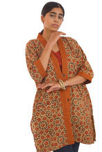 Load image into Gallery viewer, Creative Bee 'STARLET' Hand-woven Natural Dye Block Printed Jacket.