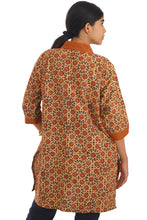 Load image into Gallery viewer, Creative Bee 'STARLET' Hand-woven Natural Dye Block Printed Jacket.