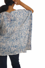 Load image into Gallery viewer, Creative Bee 'BLUEY' Natural dye, Shibori short kaftan.