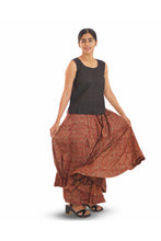 Load image into Gallery viewer, Creative Bee Hand-woven 'ROSELLE' Natural Dye Block Printed Skirt.