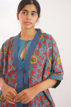 Load image into Gallery viewer, Creative Bee Hand-woven 'ELARA' Natural Dye Hand Painted Cotton Jacket.