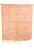 Load image into Gallery viewer, Natural Dye, Hand-Woven Block Printed Linen Stole