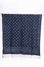 Load image into Gallery viewer, Natural dye, hand block printed linen stole