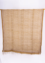 Load image into Gallery viewer, Natural Dye, Hand-Woven Block Print Linen Stole