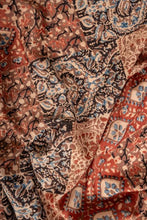Load image into Gallery viewer, Natural Dye, Hand Block Printed Multi-Patch Cotton x Silk Fabric