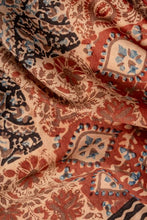 Load image into Gallery viewer, Natural Dye, Hand Block Printed Multi-Patch Cotton x Silk Fabric