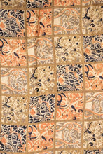 Load image into Gallery viewer, Natural Dye, Hand Block Printed Multi-Patch Tussar Silk Fabric