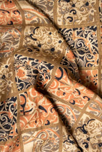 Load image into Gallery viewer, Natural Dye, Hand Block Printed Multi-Patch Tussar Silk Fabric