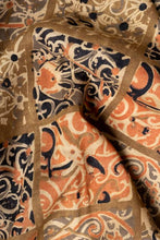 Load image into Gallery viewer, Natural Dye, Hand Block Printed Multi-Patch Tussar Silk Fabric