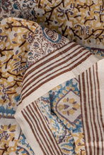 Load image into Gallery viewer, Natural Dye, Hand Block Printed Multi-Patch Cotton Fabric