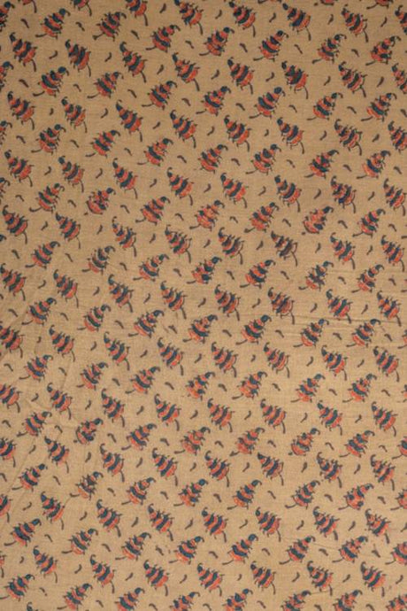 Natural Dye, Hand Block Printed Cotton Fabric