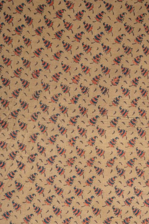 Natural Dye, Hand Block Printed Cotton Fabric
