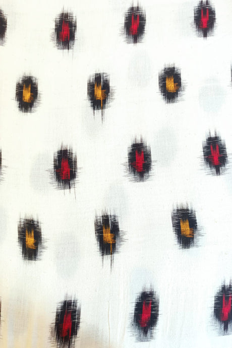 Safe Dye Ikat Cotton Fabric